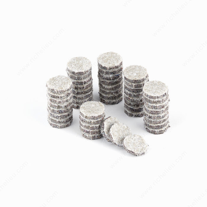 ECO FELTAC - Beige Round Felt Pads, Diameter 19 mm PRO-PACK 3