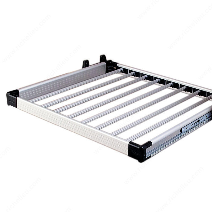 Pull-Out Aluminum Clothes Rack, Width 864 mm