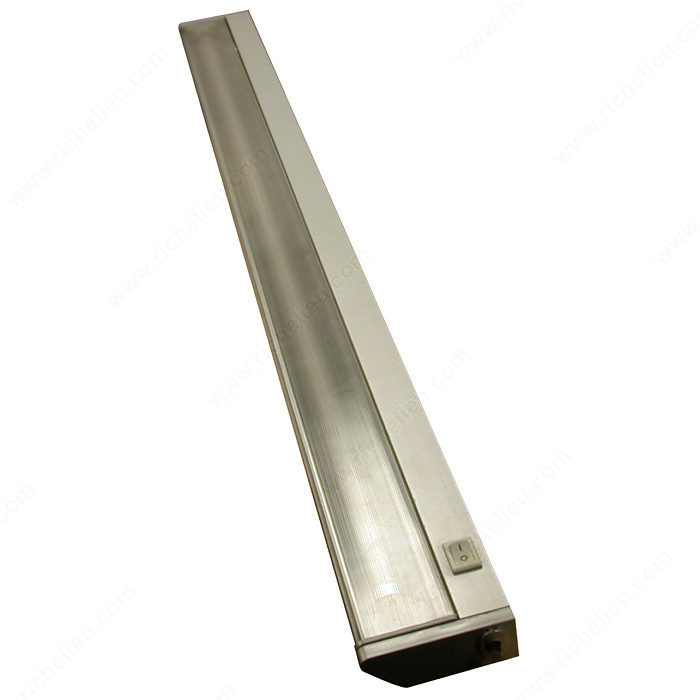 Perno T5 Fluorescent Task Light, Metal or wood shelf mounting, Features With Integrated On/Off Switch, Watts 21 W, Length 36.34 in