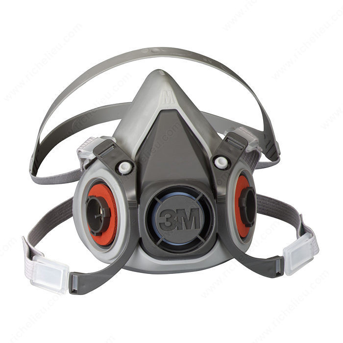 Half-Face Respirator Series 6000, Size Medium, Feature Complete Kit