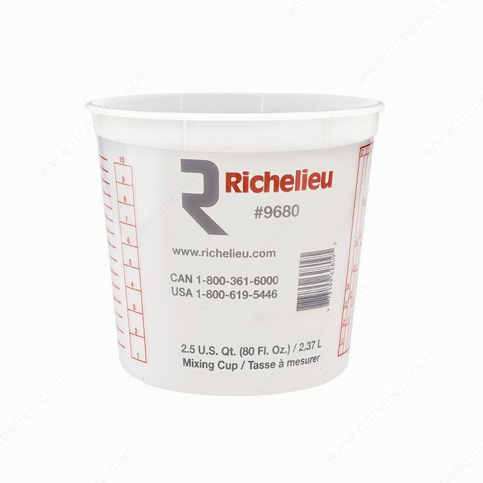 Richelieu Measuring Cup, Volume 80 oz PRO-PACK 5