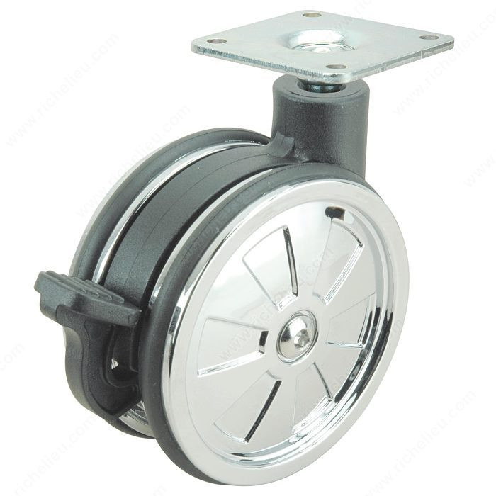 Non-Hooded Twin Wheel Design Caster,