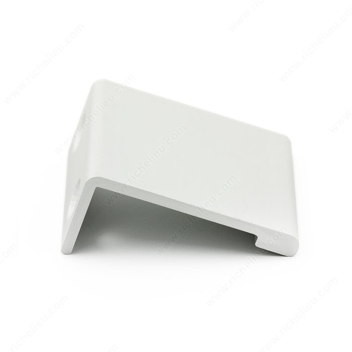 Contemporary Aluminum Edge Pull - 9898, Center to Center 25 mm, Finish Aluminum, Length - Overall Dimensions 40 mm PRO-PACK 3