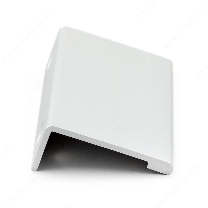 Contemporary Aluminum Edge Pull - 9898, Center to Center 50 mm, Finish Aluminum, Length - Overall Dimensions 70 mm PRO-PACK 2
