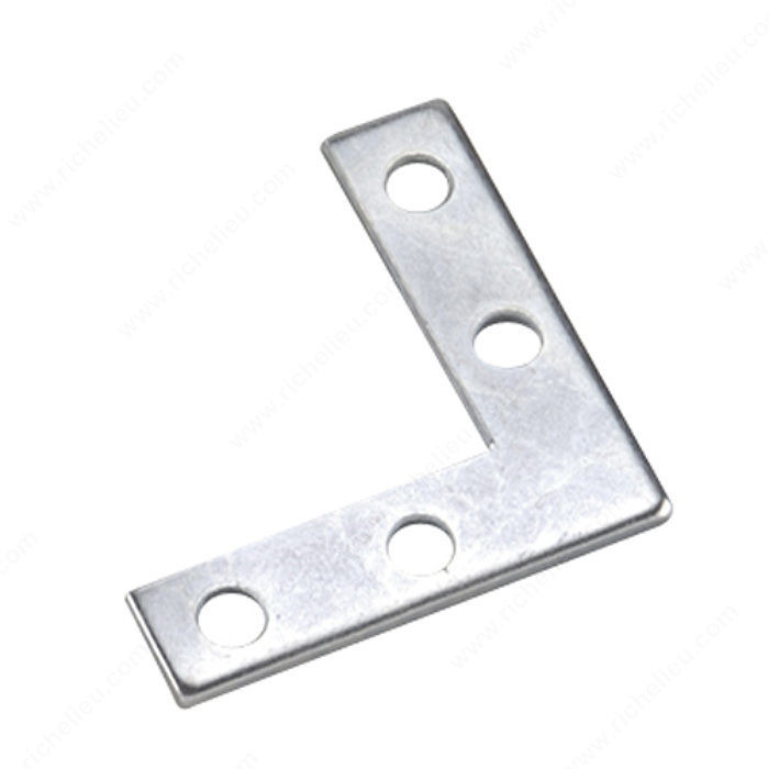 L-shaped connection plate, Width - Overall Dimensions 3/8 in, Length - Overall Dimensions 1 1/2 in PRO-PACK 50