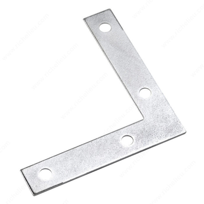 L-shaped connection plate, Width - Overall Dimensions 5/8 in, Length - Overall Dimensions 3 in
