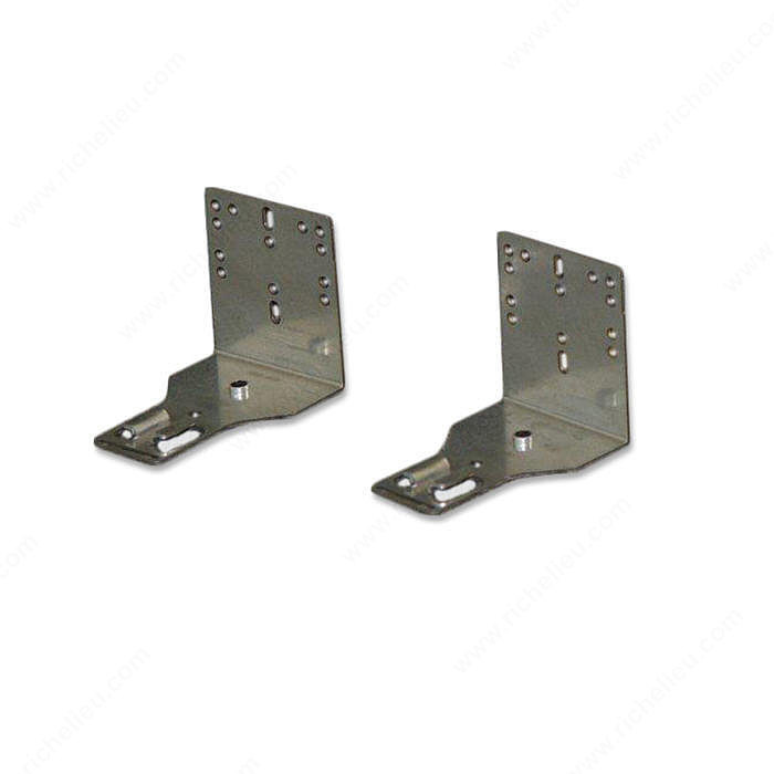Rear Mounting Brackets for A7555 Undermount Slides, Material Metal, Rear Sockets PRO-PACK 10
