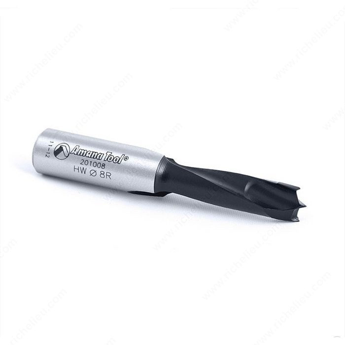 Brad Point Boring Bits, Bit Length (L) 57 mm, Cutting Length 27 mm, Handed Right Hand, Drilling Diameter 8 mm
