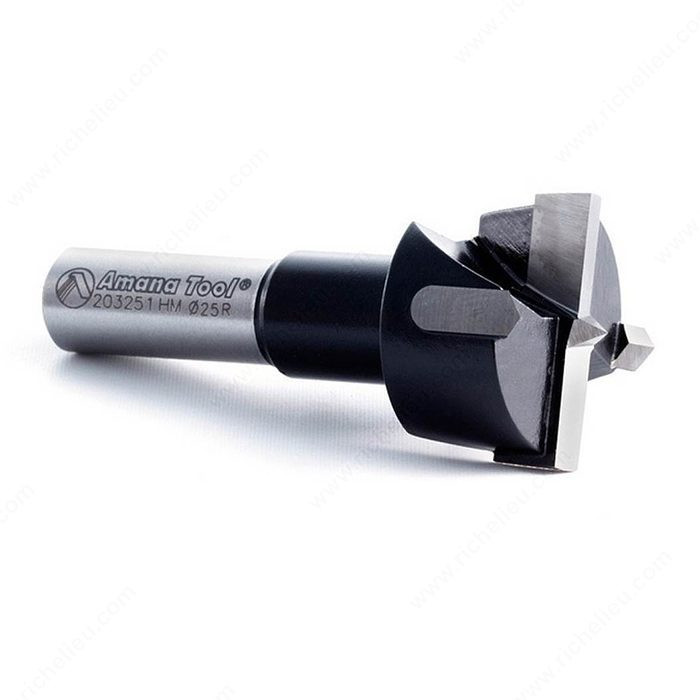 Hinge Boring Bits for Blum, Drilling Diameter 25 mm, Material Carbide