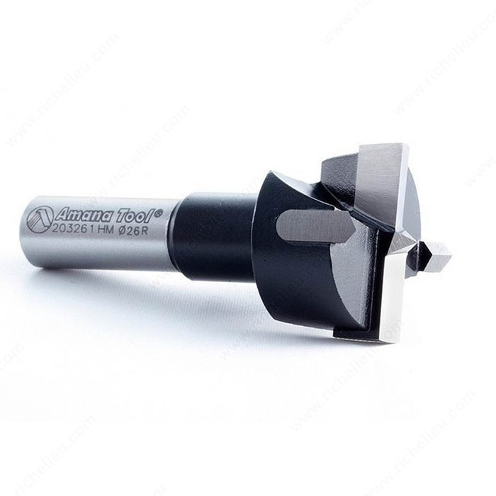 Hinge Boring Bits for Blum, Drilling Diameter 26 mm, Material Steel / Carbide