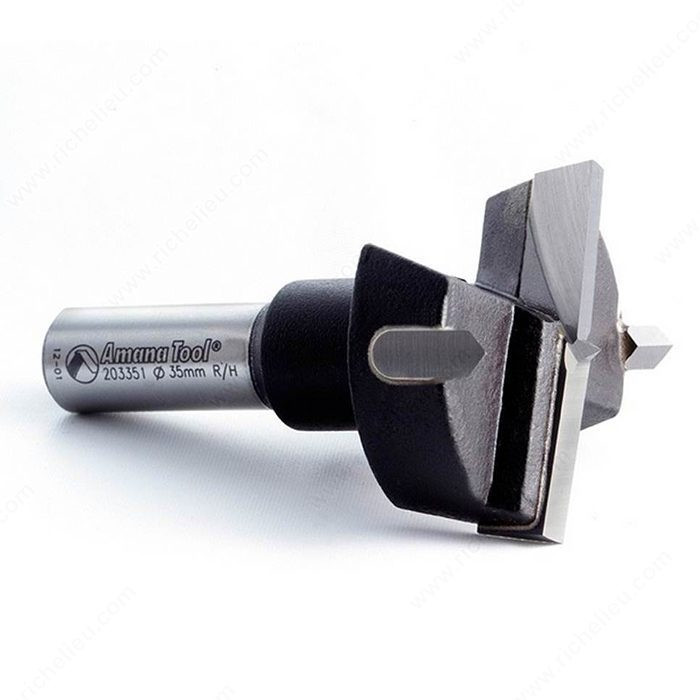Hinge Boring Bits for Blum Eco Drill, Drilling Diameter 35 mm, Material Steel / Carbide, Replacement Bit for Blum Machine #14485/4z