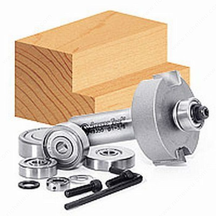 Rabbet & Multi-Rabbet Bits, Cutting Diameter 1 3/8 in, Shank Diameter 1/2 in, Overall Length (L) 2 3/8 in, Reveal (A) 1/4", 5/16", 3/8", 7/16", 1/2"