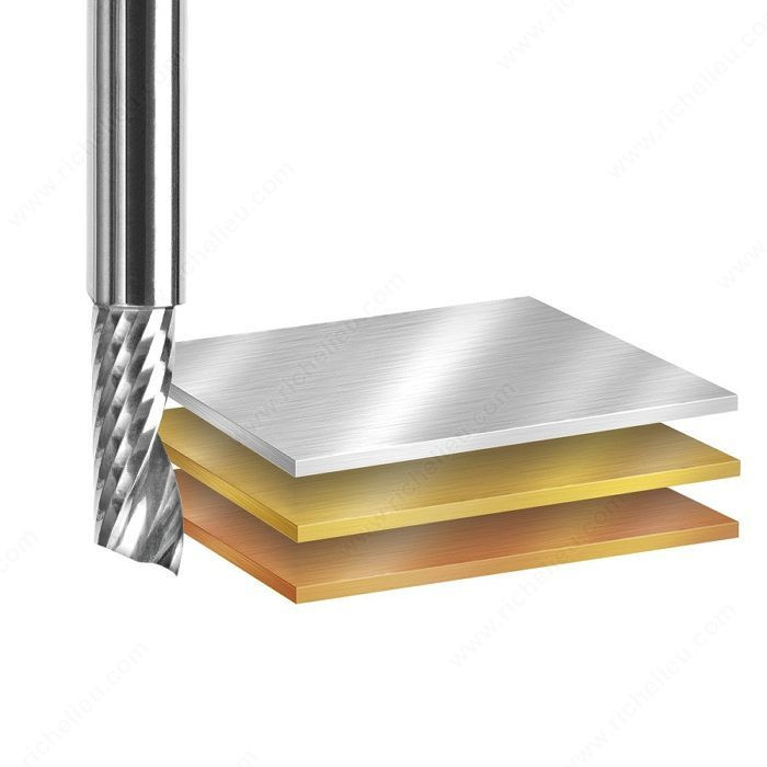 Spiral O Aluminum Router Bit,