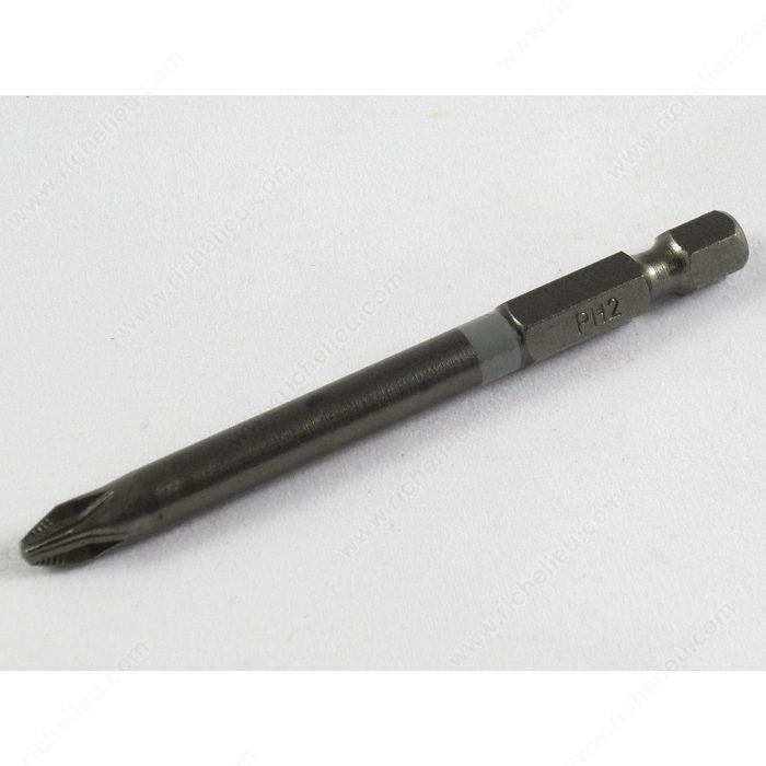 Phillips Drive Bits, Size #1, Length 2 in, Compatible Screws #5-6-7 PRO-PACK 5