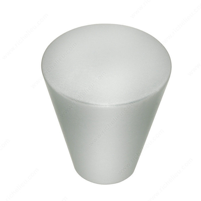 Contemporary Metal Knob - 0301, Finish Brushed Nickel