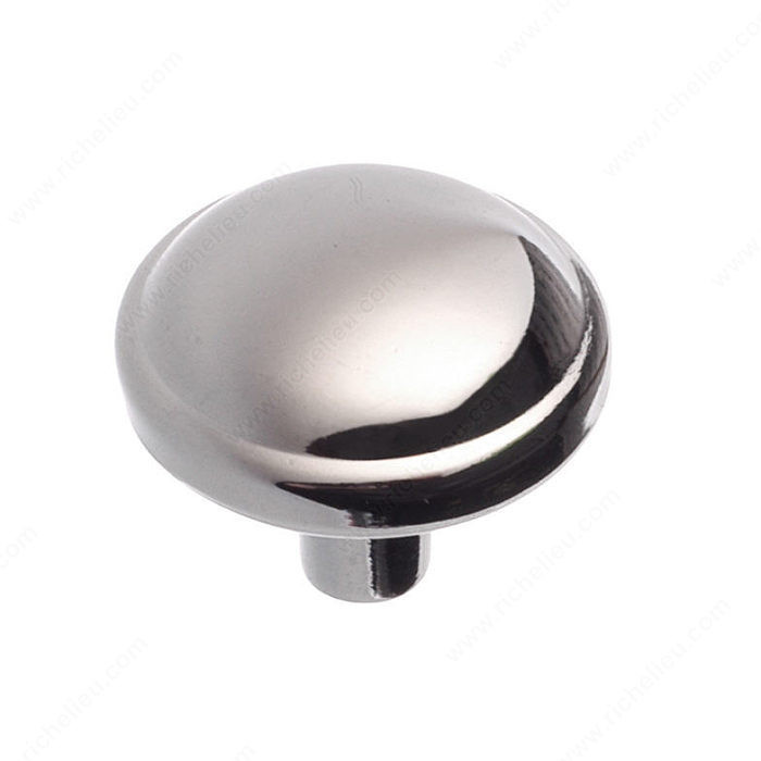 Traditional Metal Knob - 2181, Finish Chrome PRO-PACK 5