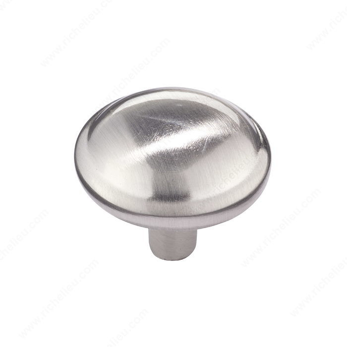 Traditional Metal Knob - 2181, Finish Brushed Nickel PRO-PACK 5