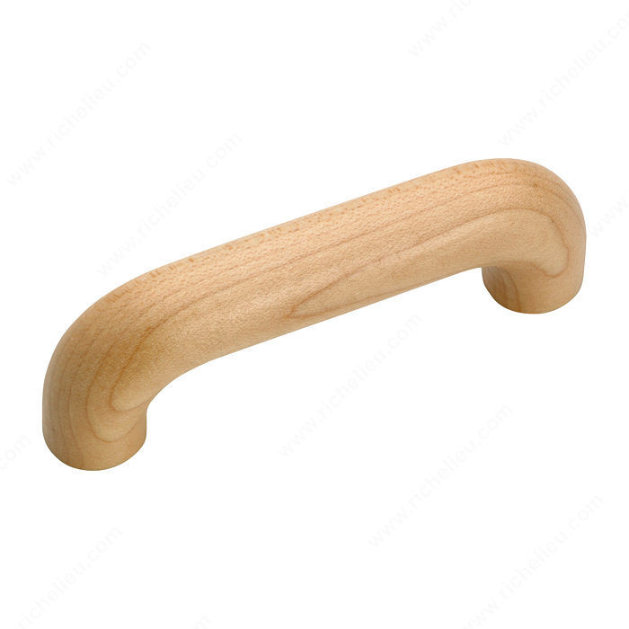 Eclectic Wood Pull - 0541, Finish Maple, Natural Finish