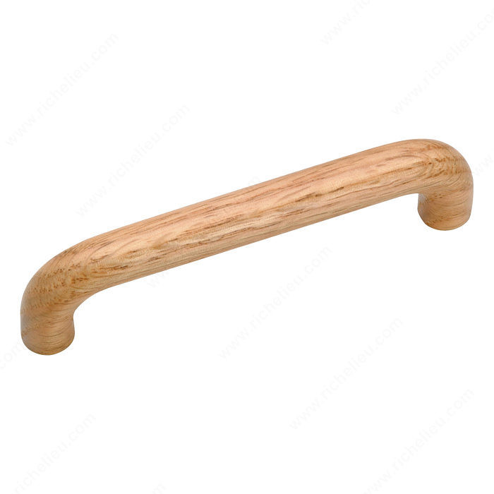 Eclectic Wood Pull - 545, Finish Oak, Natural Finish