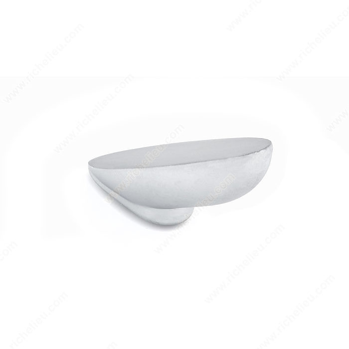 Contemporary Metal Knob - 0909, Finish Satin Chrome PRO-PACK 2