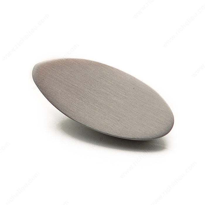 Contemporary Metal Knob - 0909, Finish Brushed Nickel PRO-PACK 2