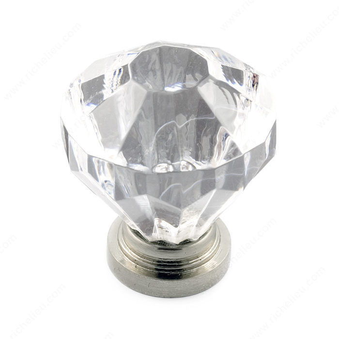Eclectic Metal and Acrylic Knob - 1008,PRO-PACK 3