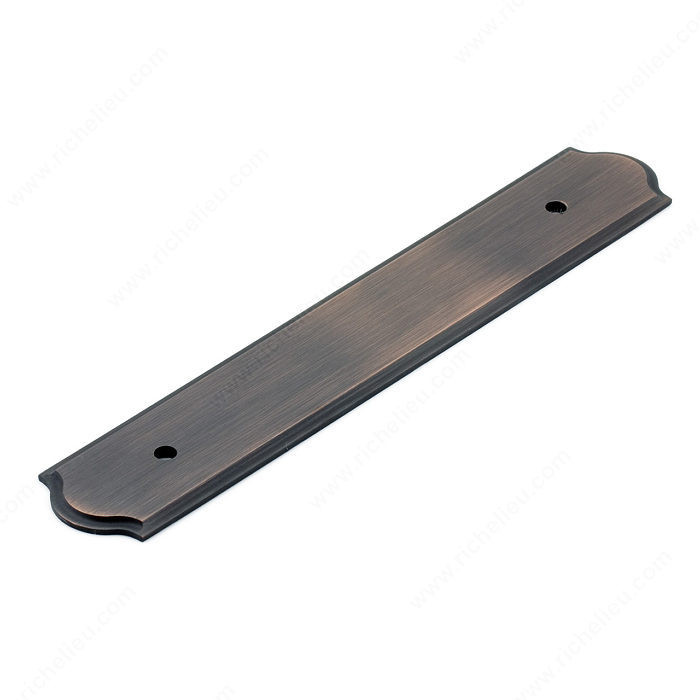 Transitional Metal Backplate for Pull -1040, Center to Center 96 mm, Finish Oil-Rubbed Bronze, Length - Overall Dimensions 156 mm PRO-PACK 2