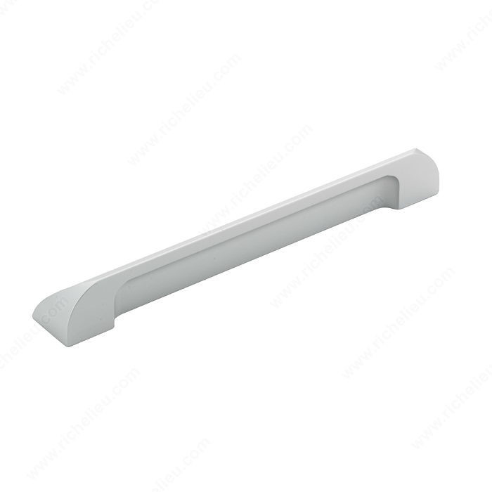 Contemporary Aluminum Pull - 1341, Center to Center 128 mm, Length - Overall Dimensions 152 mm