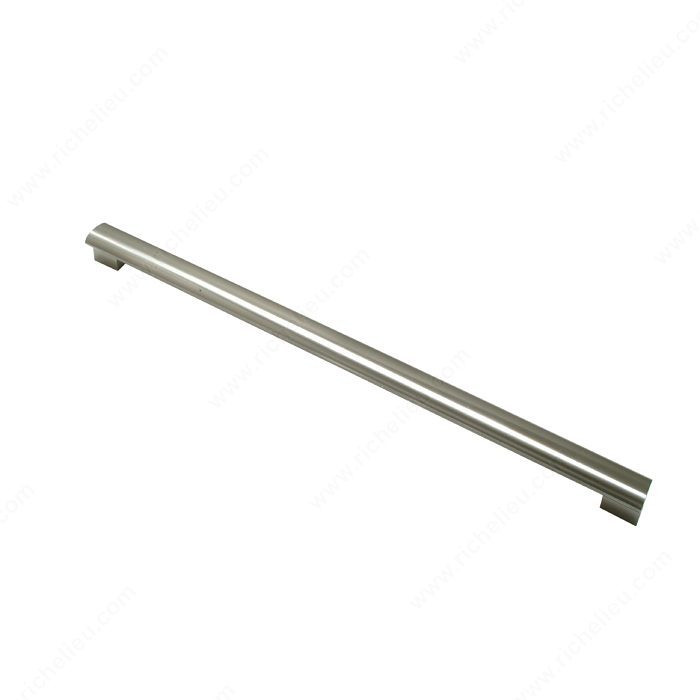 Contemporary Metal Pull - 150, Center to Center 18 in, Length - Overall Dimensions 479 mm