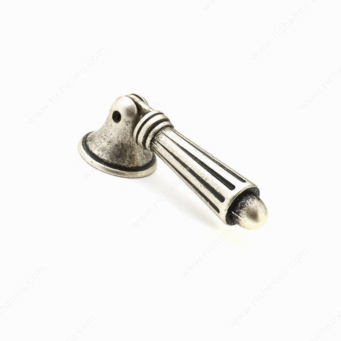 Traditional Metal Pull - 1545, Finish Old Silver