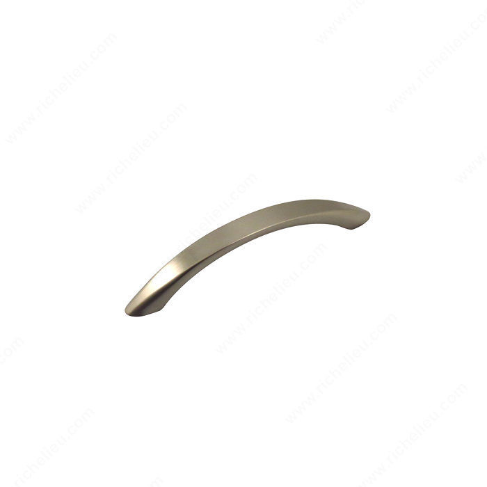 Contemporary Metal Pull - 163, Center to Center 96 mm, Finish Brushed Nickel, Projection - Overall Dimensions 22 mm