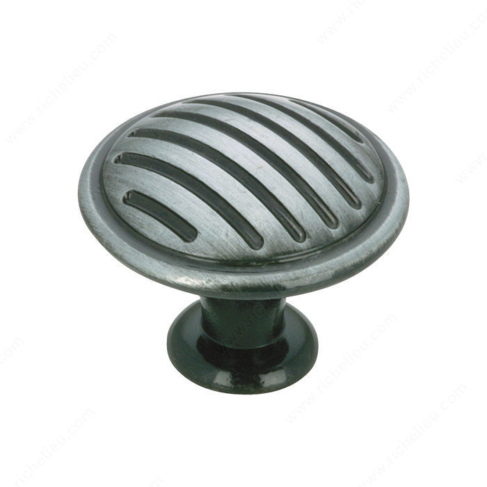 Traditional Metal Knob - 1693, Finish Antique Iron