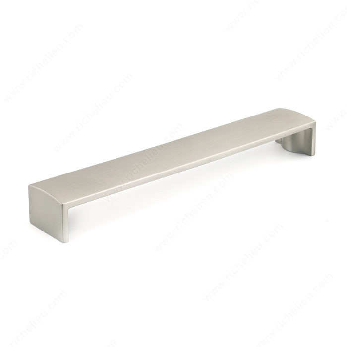 Contemporary Metal Pull - 1703, Center to Center 192 mm, Finish Brushed Nickel, Length - Overall Dimensions Min. 200 mm