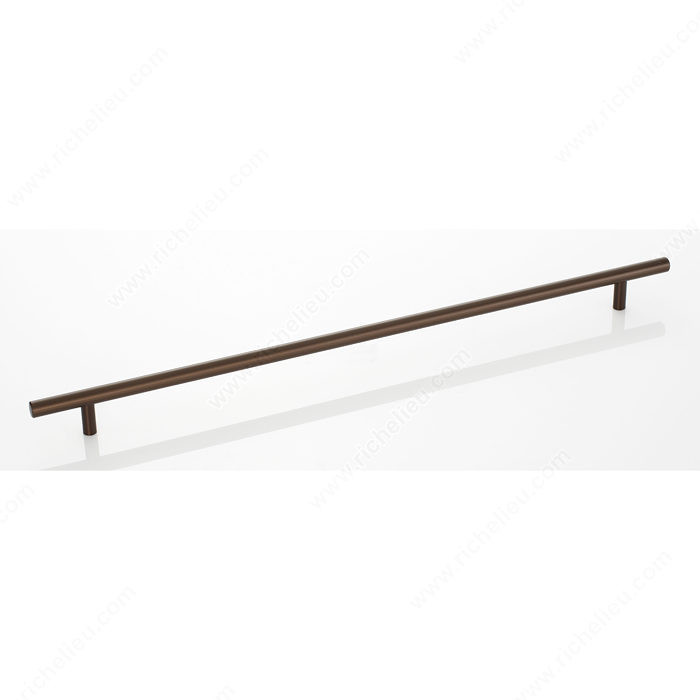 Pull - Stainless Steel Bar Pulls, Center to Center 416 mm, Diameter 1 in, Length - Overall Dimensions 19 1/2 in