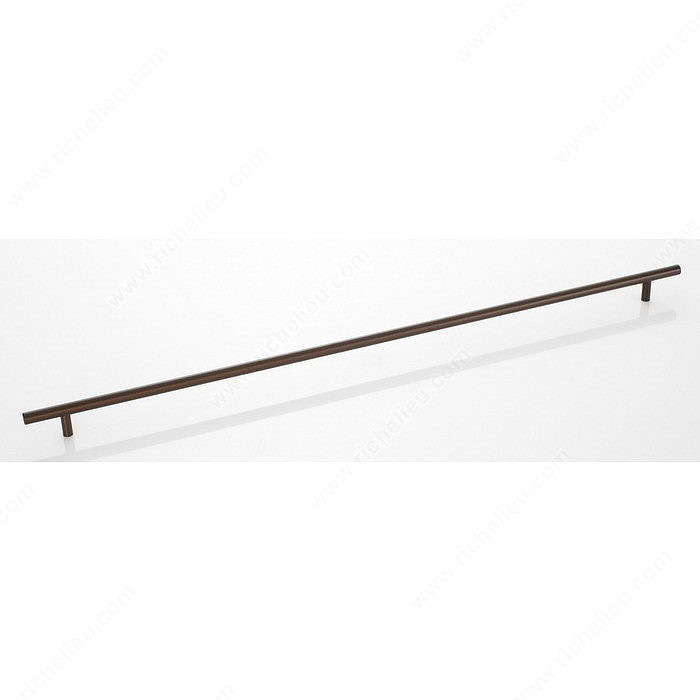 Pull - Stainless Steel Bar Pulls, Center to Center 640 mm, Diameter 1 1/2 in, Length - Overall Dimensions 28 1/3 in