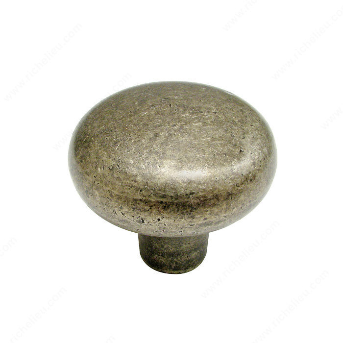 Traditional Bronze Knob - 1995, Finish Pewter Bronze, Diameter - Overall Dimensions 52 mm, Projection - Overall Dimensions 50 mm