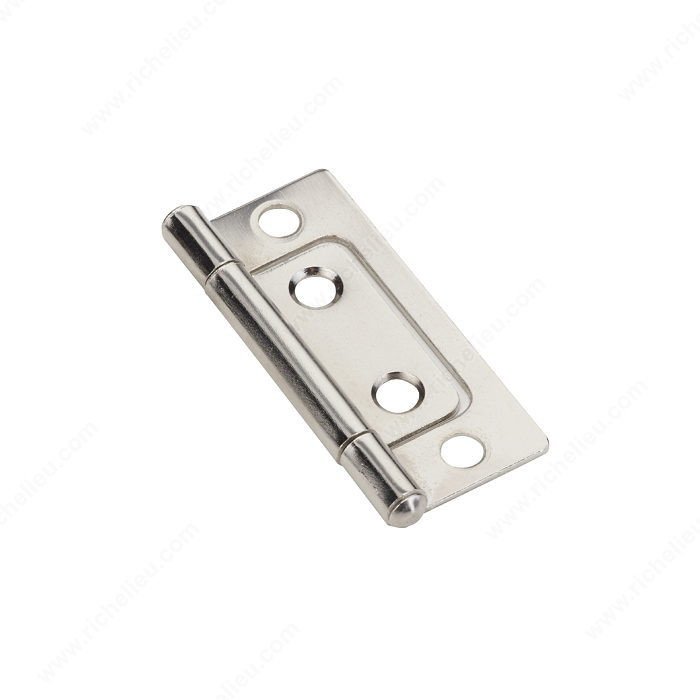 Classic Metal Bifold Hinge - 2050, Finish Satin Nickel, Finish Number 185, Color Group Greys, Chromes & Others, Screw/Nail Wood Screw (Included) PRO-PACK 3