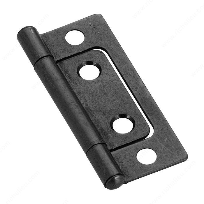 Classic Metal Bifold Hinge - 2050, Finish Matte Black, Finish Number 900, Color Group Blacks, Screw/Nail Wood Screw (Included) PRO-PACK 3