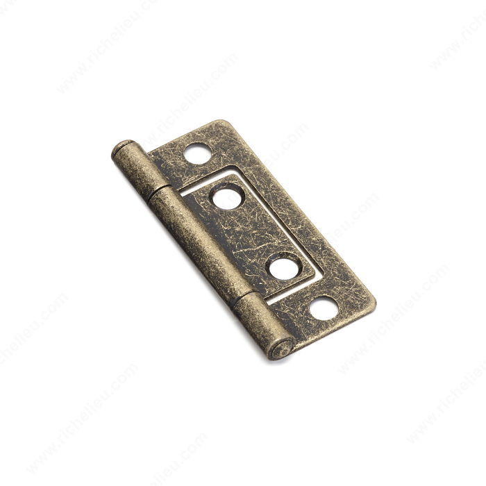Classic Metal Bifold Hinge - 2050, Finish Antique English, Finish Number AE, Color Group Yellows & Brass, Screw/Nail Wood Screw (Included) PRO-PACK 3