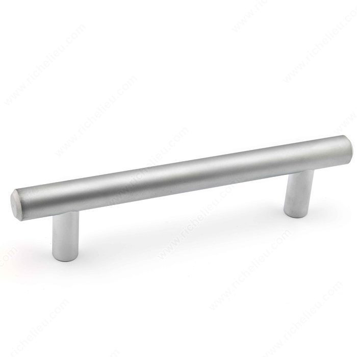 Contemporary Metal Pull - 205, RoHS compliant, Center to Center 108 mm, Finish Matte Chrome PRO-PACK 2