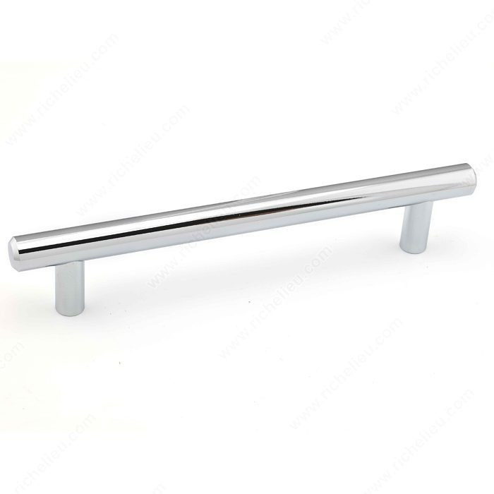 Contemporary Metal Pull - 205, RoHS compliant, Center to Center 128 mm, Finish Chrome PRO-PACK 2