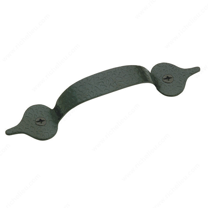 Traditional Metal Pull - 2057, Finish Black PRO-PACK 5