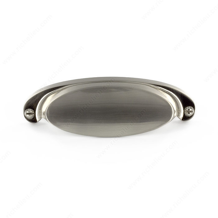 Contemporary Metal Pull - 2106, Finish Brushed Nickel PRO-PACK 3
