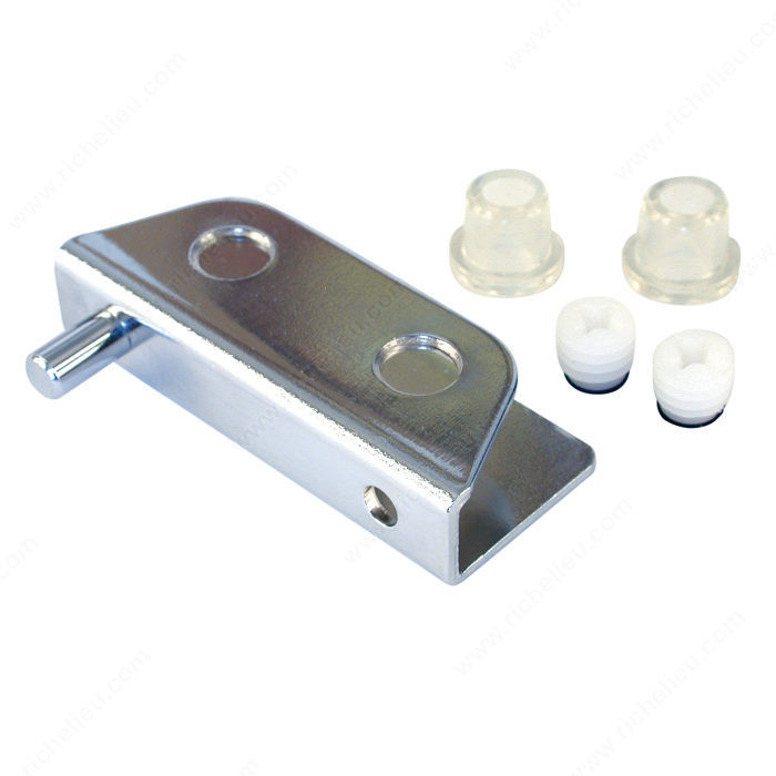 Glass Door Hinge (2), Finish Chrome PRO-PACK 3