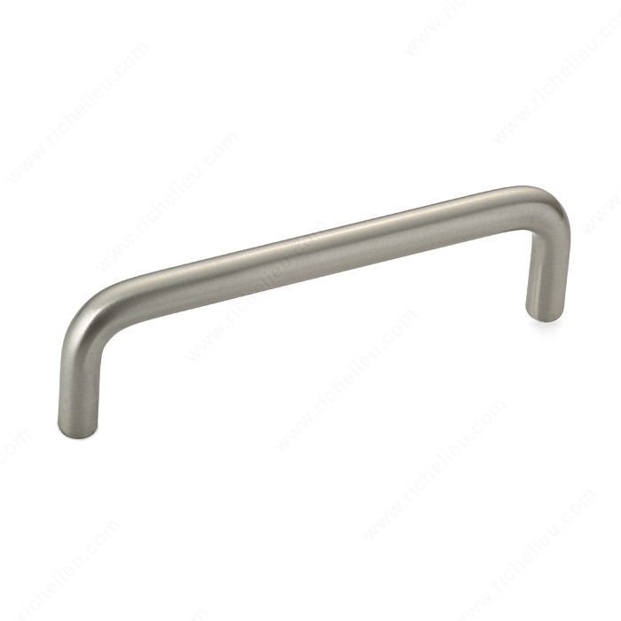 Contemporary Metal Pull - 2288, BHMA A156.9 certificate, RoHS compliant, Center to Center 4 in, Finish Brushed Nickel, Length - Overall Dimensions 110 mm PRO-PACK 5