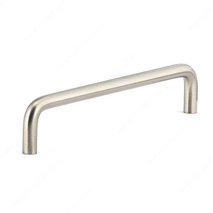 Contemporary Metal Pull - 2288, BHMA A156.9 certificate, RoHS compliant, Center to Center 6 in, Finish Brushed Nickel, Length - Overall Dimensions 160 mm PRO-PACK 5