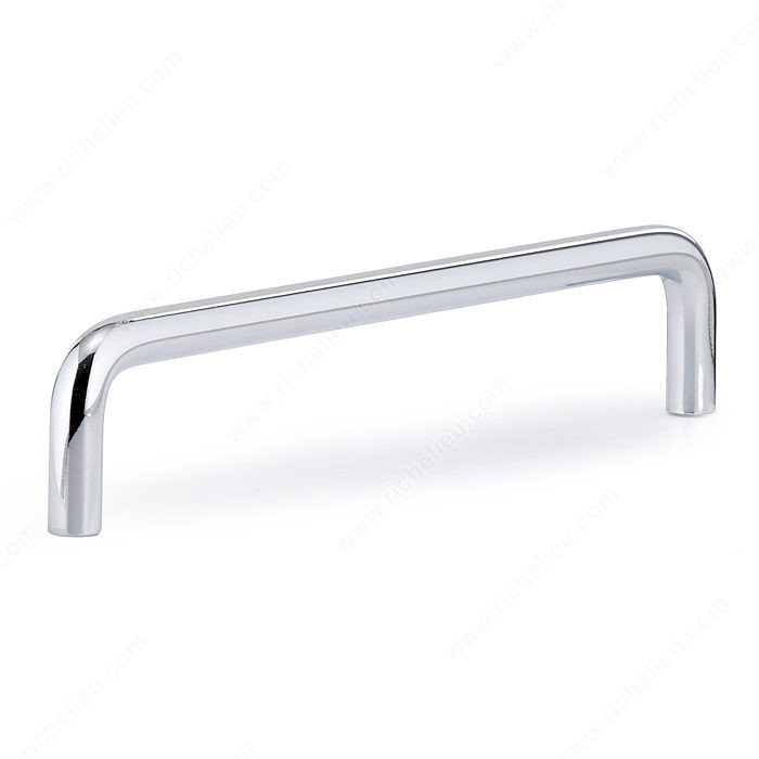 Contemporary Metal Pull - 2288, BHMA A156.9 certificate, RoHS compliant, Center to Center 160 mm, Finish Chrome, Length - Overall Dimensions 168 mm PRO-PACK 5