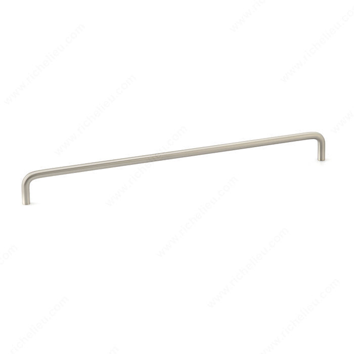 Contemporary Metal Pull - 2288, BHMA A156.9 certificate, RoHS compliant, Center to Center 320 mm, Finish Brushed Nickel, Length - Overall Dimensions 328 mm PRO-PACK 2
