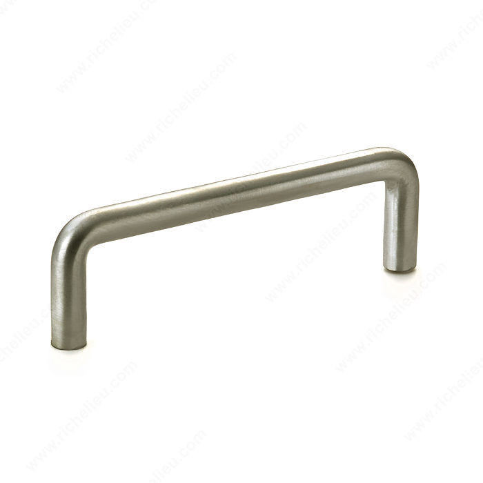 Contemporary Metal Pull - 2288, BHMA A156.9 certificate, RoHS compliant, Center to Center 96 mm, Finish Brushed Nickel, Length - Overall Dimensions 104 mm PRO-PACK 5