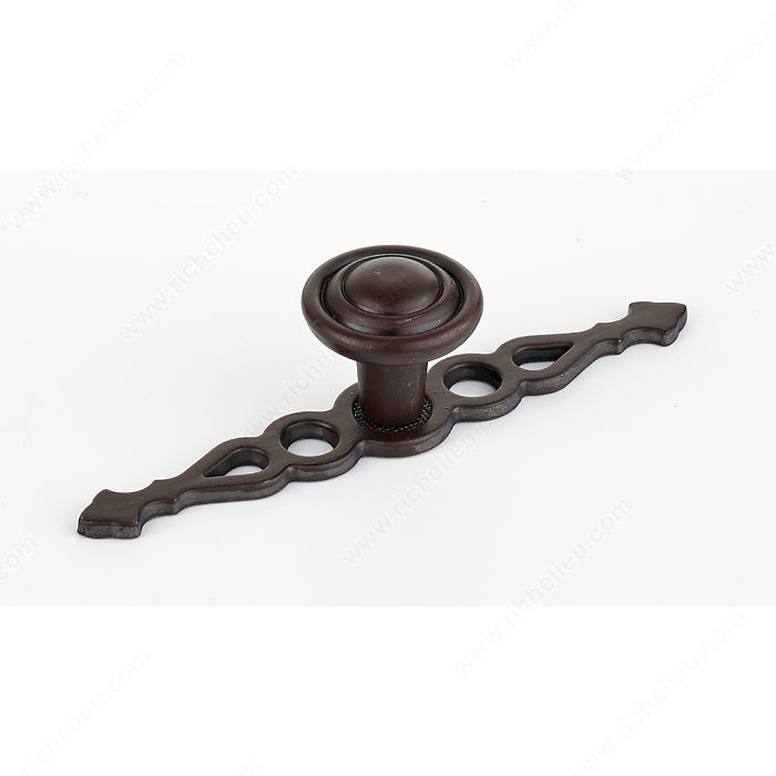 Traditional Metal Knob - 2360, Finish Rust PRO-PACK 2